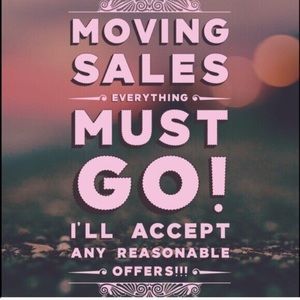 Moving Sale!
